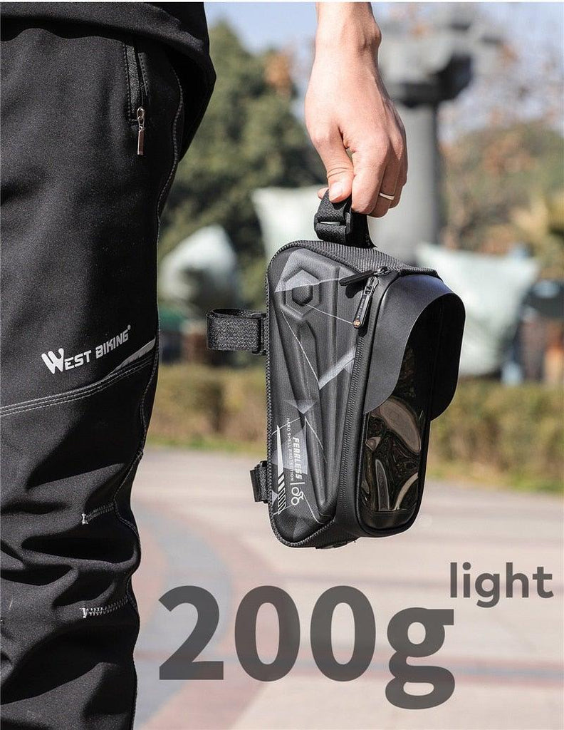 Bicycle Bag Phone Bag Waterproof Front Frame Cycling Bag Sensitive Touch Screen Road Bike Bag Bicycle Phone Bag Bike Phone Holder EVA Waterproof Handlebar Bag With Sensitive Bike Phone Front Frame Bag Bicycle Bag Phone Mount Top Tube Bag Bike 6.0 - 7.4 Inch - UrbanCycling.com