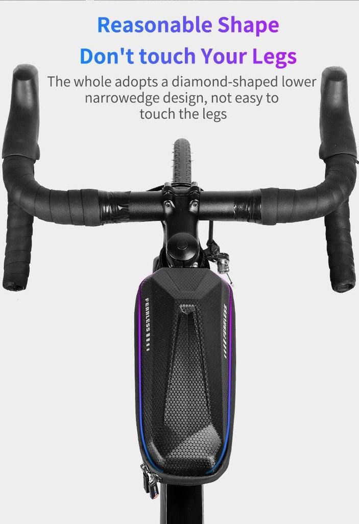 Bicycle Bag Phone Bag Waterproof Front Frame Cycling Bag Sensitive Touch Screen Road Bike Bag Bicycle Phone Bag Bike Phone Holder EVA Waterproof Handlebar Bag With Sensitive Bike Phone Front Frame Bag Bicycle Bag Phone Mount Top Tube Bag Bike 6.0 - 7.4 Inch - UrbanCycling.com