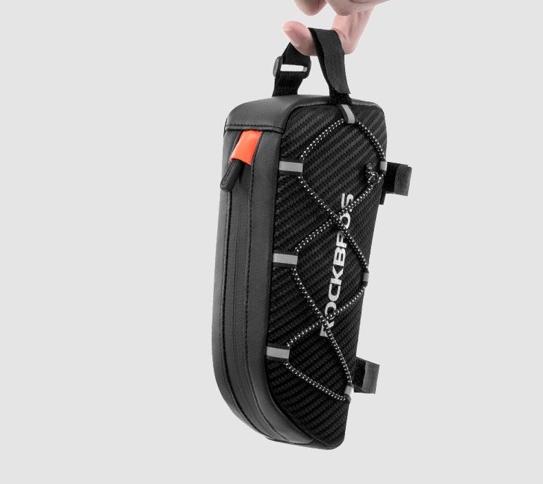 Bicycle Bag Reflective Front Top Frame Tube Bag Ultralight Portable Bike Big Capacity Pocket Cycling Accessories Top Tube Bike Bag Waterproof Bike Front Frame Bike Bag Bicycle Top Tube Bag Cycling Accessories - UrbanCycling.com