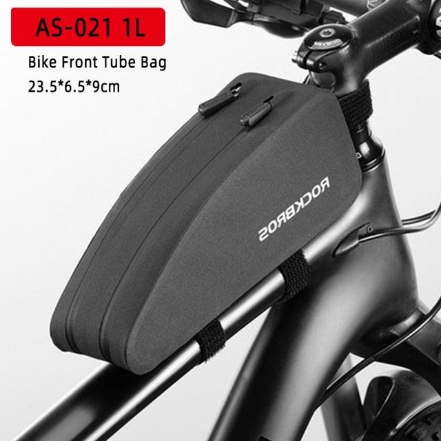 Bicycle Bag Reflective Front Top Frame Tube Bag Ultralight Portable Bike Big Capacity Pocket Cycling Accessories Top Tube Bike Bag Waterproof Bike Front Frame Bike Bag Bicycle Top Tube Bag Cycling Accessories - UrbanCycling.com