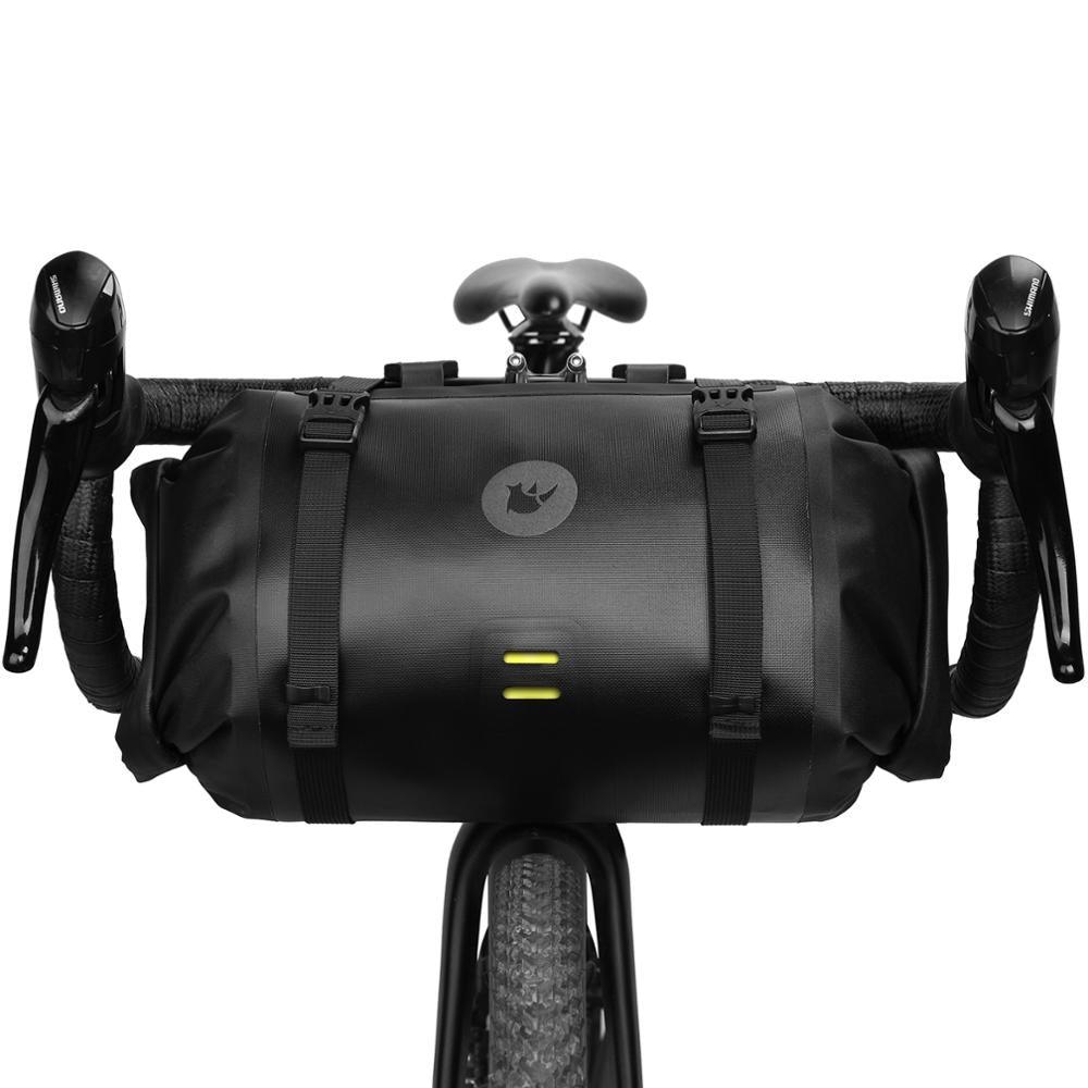 Bicycle Bag Waterproof Big Capacity Handlebar Bag 2 Piece Front Tube Cycling Bag Bike Accessories Bike Bag Waterproof Bike Handlebar Bag Bicycle For Sport Bicycle Cycling Accessories - UrbanCycling.com