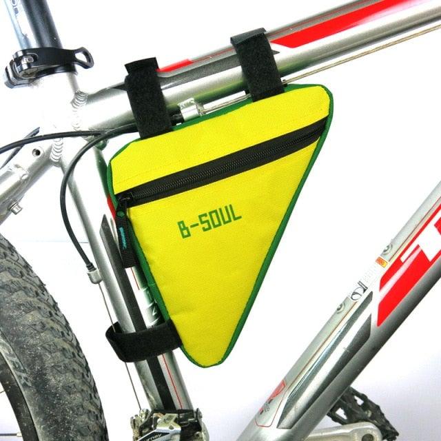 Bicycle Bag Waterproof Bike Triangle Bag Storage Mobile Phone Cycling Bag Bike Tube Pouch Holder Accessories Bike Frame Storage Bag Water Resistant Cycling Handlebar Top Tube Bag Under Seat Pouch Strap - On Adjustable Install Position - UrbanCycling.com