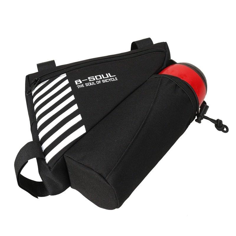 Bicycle Bag Waterproof Bike Triangle Bag Storage Mobile Phone Cycling Bag Bike Tube Pouch Holder Accessories Bike Frame Storage Bag Water Resistant Cycling Handlebar Top Tube Bag Under Seat Pouch Strap - On Adjustable Install Position - UrbanCycling.com