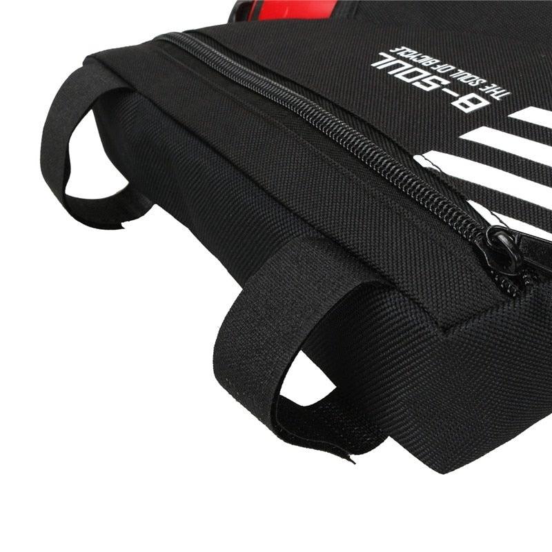 Bicycle Bag Waterproof Bike Triangle Bag Storage Mobile Phone Cycling Bag Bike Tube Pouch Holder Accessories Bike Frame Storage Bag Water Resistant Cycling Handlebar Top Tube Bag Under Seat Pouch Strap - On Adjustable Install Position - UrbanCycling.com
