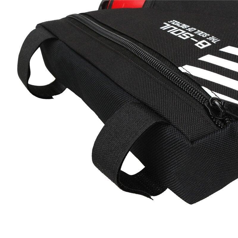 Bicycle Bag Waterproof Bike Triangle Bag Storage Mobile Phone Cycling Bag Bike Tube Pouch Holder Accessories Bike Frame Storage Bag Water Resistant Cycling Handlebar Top Tube Bag Under Seat Pouch Strap - On Adjustable Install Position - UrbanCycling.com