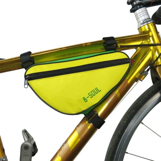 Bicycle Bag Waterproof Bike Triangle Bag Storage Mobile Phone Cycling Bag Bike Tube Pouch Holder Accessories Bike Frame Storage Bag Water Resistant Cycling Handlebar Top Tube Bag Under Seat Pouch Strap - On Adjustable Install Position - UrbanCycling.com