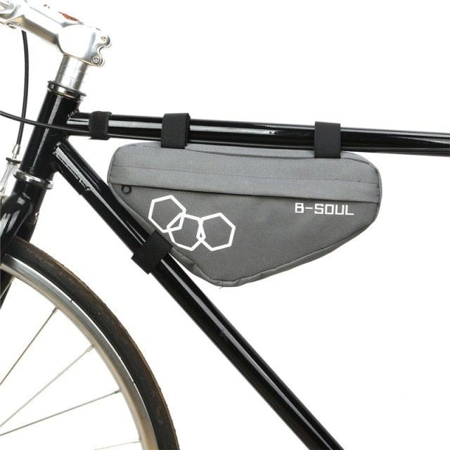 Bicycle Bag Waterproof Bike Triangle Bag Storage Mobile Phone Cycling Bag Bike Tube Pouch Holder Accessories Bike Frame Storage Bag Water Resistant Cycling Handlebar Top Tube Bag Under Seat Pouch Strap - On Adjustable Install Position - UrbanCycling.com