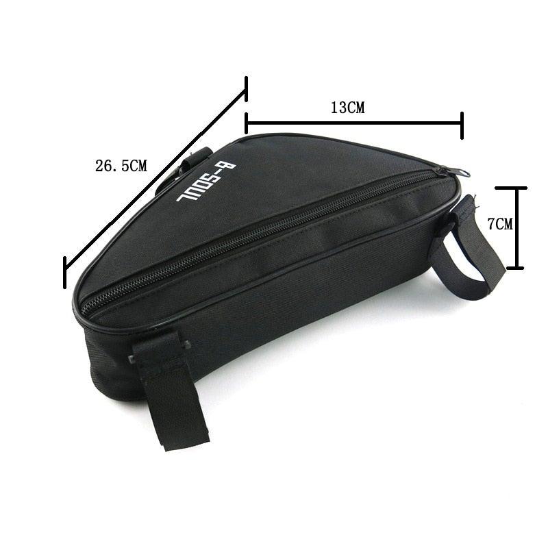 Bicycle Bag Waterproof Bike Triangle Bag Storage Mobile Phone Cycling Bag Bike Tube Pouch Holder Accessories Bike Frame Storage Bag Water Resistant Cycling Handlebar Top Tube Bag Under Seat Pouch Strap - On Adjustable Install Position - UrbanCycling.com