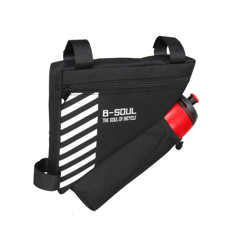 Bicycle Bag Waterproof Bike Triangle Bag Storage Mobile Phone Cycling Bag Bike Tube Pouch Holder Accessories Bike Frame Storage Bag Water Resistant Cycling Handlebar Top Tube Bag Under Seat Pouch Strap - On Adjustable Install Position - UrbanCycling.com