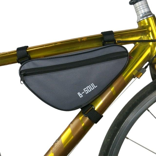 Bicycle Bag Waterproof Bike Triangle Bag Storage Mobile Phone Cycling Bag Bike Tube Pouch Holder Accessories Bike Frame Storage Bag Water Resistant Cycling Handlebar Top Tube Bag Under Seat Pouch Strap - On Adjustable Install Position - UrbanCycling.com
