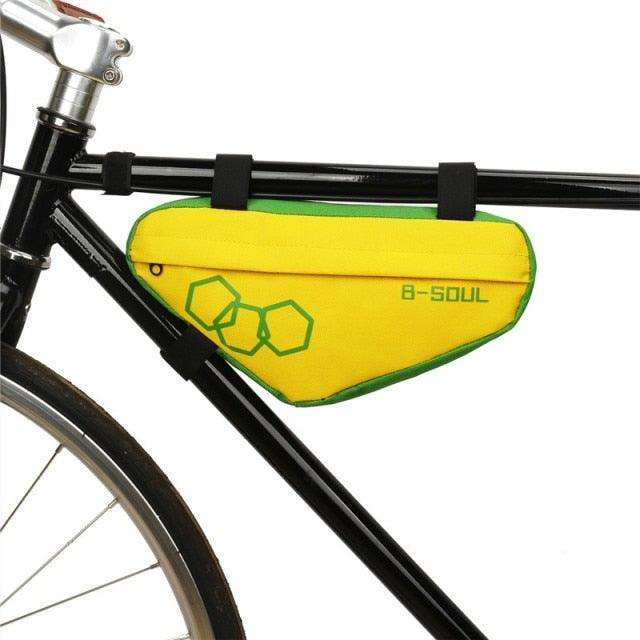 Bicycle Bag Waterproof Bike Triangle Bag Storage Mobile Phone Cycling Bag Bike Tube Pouch Holder Accessories Bike Frame Storage Bag Water Resistant Cycling Handlebar Top Tube Bag Under Seat Pouch Strap - On Adjustable Install Position - UrbanCycling.com