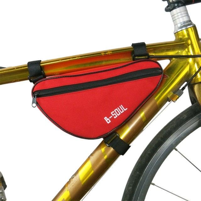 Bicycle Bag Waterproof Bike Triangle Bag Storage Mobile Phone Cycling Bag Bike Tube Pouch Holder Accessories Bike Frame Storage Bag Water Resistant Cycling Handlebar Top Tube Bag Under Seat Pouch Strap - On Adjustable Install Position - UrbanCycling.com