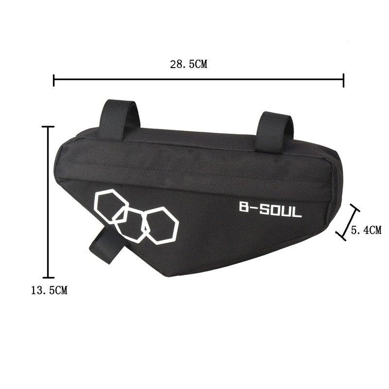 Bicycle Bag Waterproof Bike Triangle Bag Storage Mobile Phone Cycling Bag Bike Tube Pouch Holder Accessories Bike Frame Storage Bag Water Resistant Cycling Handlebar Top Tube Bag Under Seat Pouch Strap - On Adjustable Install Position - UrbanCycling.com