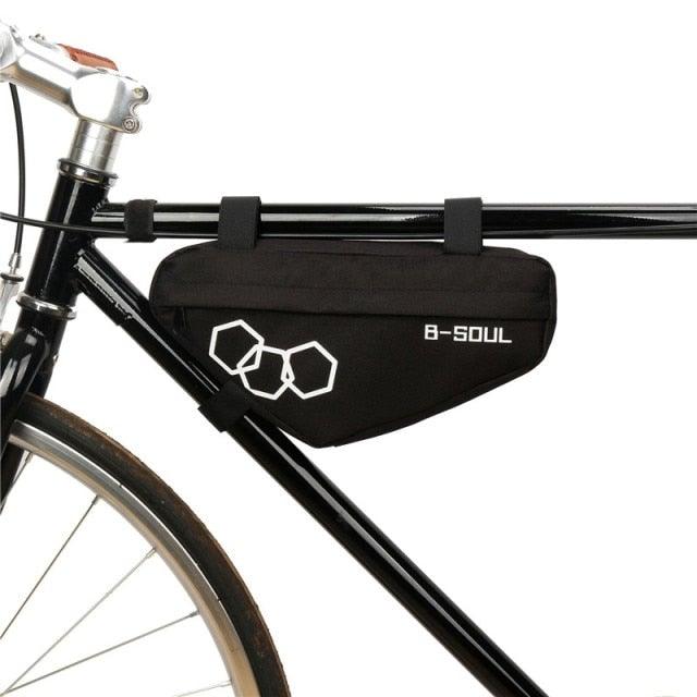 Bicycle Bag Waterproof Bike Triangle Bag Storage Mobile Phone Cycling Bag Bike Tube Pouch Holder Accessories Bike Frame Storage Bag Water Resistant Cycling Handlebar Top Tube Bag Under Seat Pouch Strap - On Adjustable Install Position - UrbanCycling.com