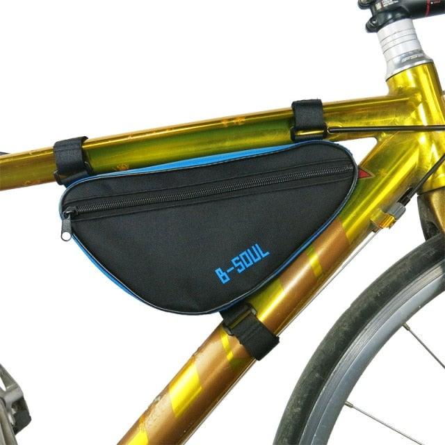 Bicycle Bag Waterproof Bike Triangle Bag Storage Mobile Phone Cycling Bag Bike Tube Pouch Holder Accessories Bike Frame Storage Bag Water Resistant Cycling Handlebar Top Tube Bag Under Seat Pouch Strap - On Adjustable Install Position - UrbanCycling.com