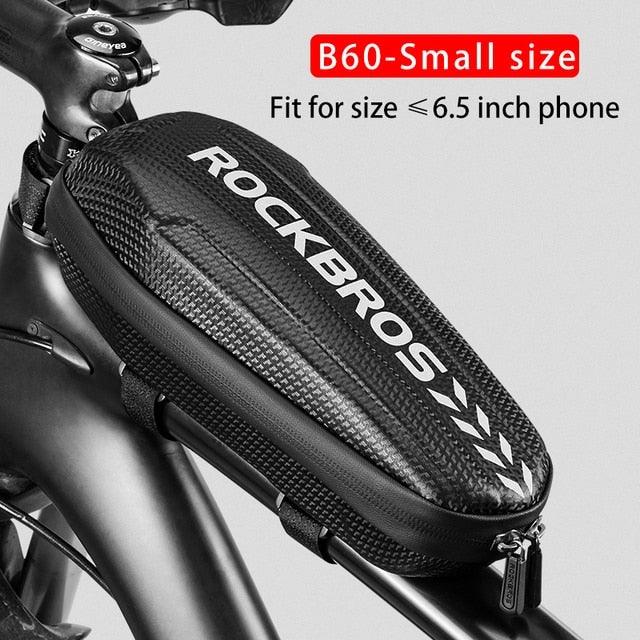 Bicycle Bag Waterproof Cycling Top Front Tube Frame Bag Large Capacity Road Bicycle Black Bike Accessories Top Tube Bike Bag Waterproof Bike Front Frame Bike Bag Bicycle Top Tube Bag Cycling Accessories - UrbanCycling.com