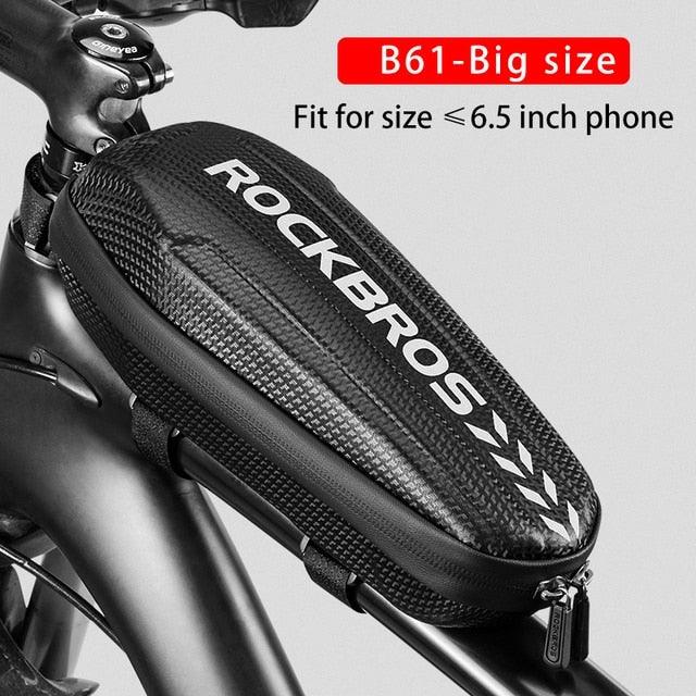 Bicycle Bag Waterproof Cycling Top Front Tube Frame Bag Large Capacity Road Bicycle Black Bike Accessories Top Tube Bike Bag Waterproof Bike Front Frame Bike Bag Bicycle Top Tube Bag Cycling Accessories - UrbanCycling.com
