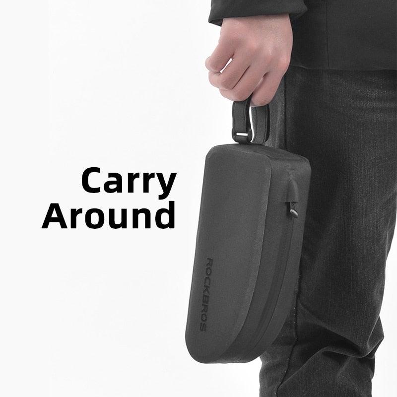 Bicycle Bag Waterproof Cycling Top Front Tube Frame Bag Large Capacity Road Bicycle Black Bike Accessories Top Tube Bike Bag Waterproof Bike Front Frame Bike Bag Bicycle Top Tube Bag Cycling Accessories - UrbanCycling.com