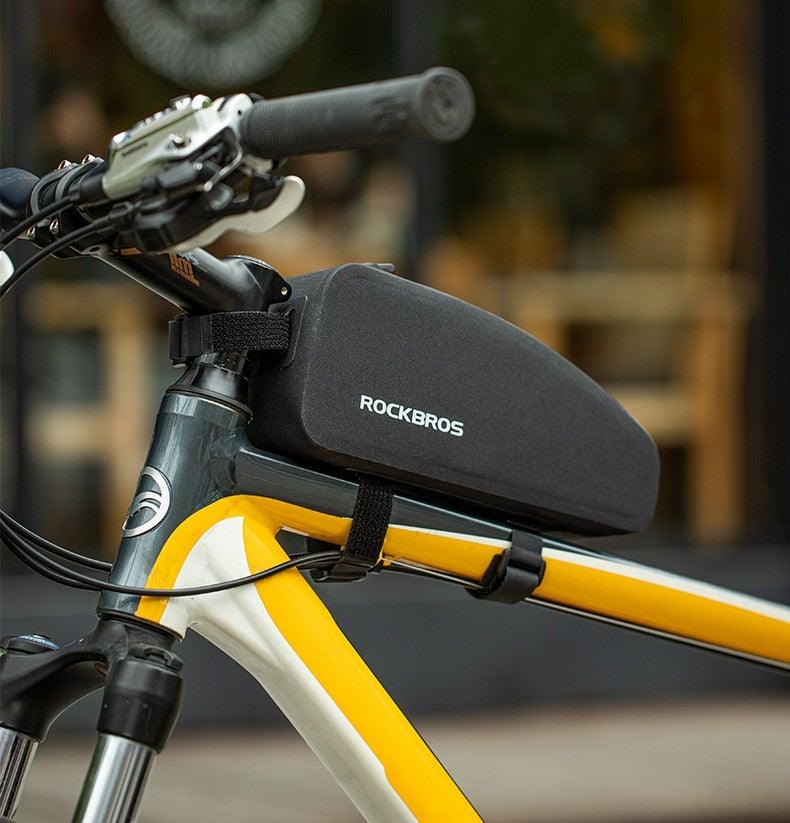 Bicycle Bag Waterproof Cycling Top Front Tube Frame Bag Large Capacity Road Bicycle Black Bike Accessories Top Tube Bike Bag Waterproof Bike Front Frame Bike Bag Bicycle Top Tube Bag Cycling Accessories - UrbanCycling.com