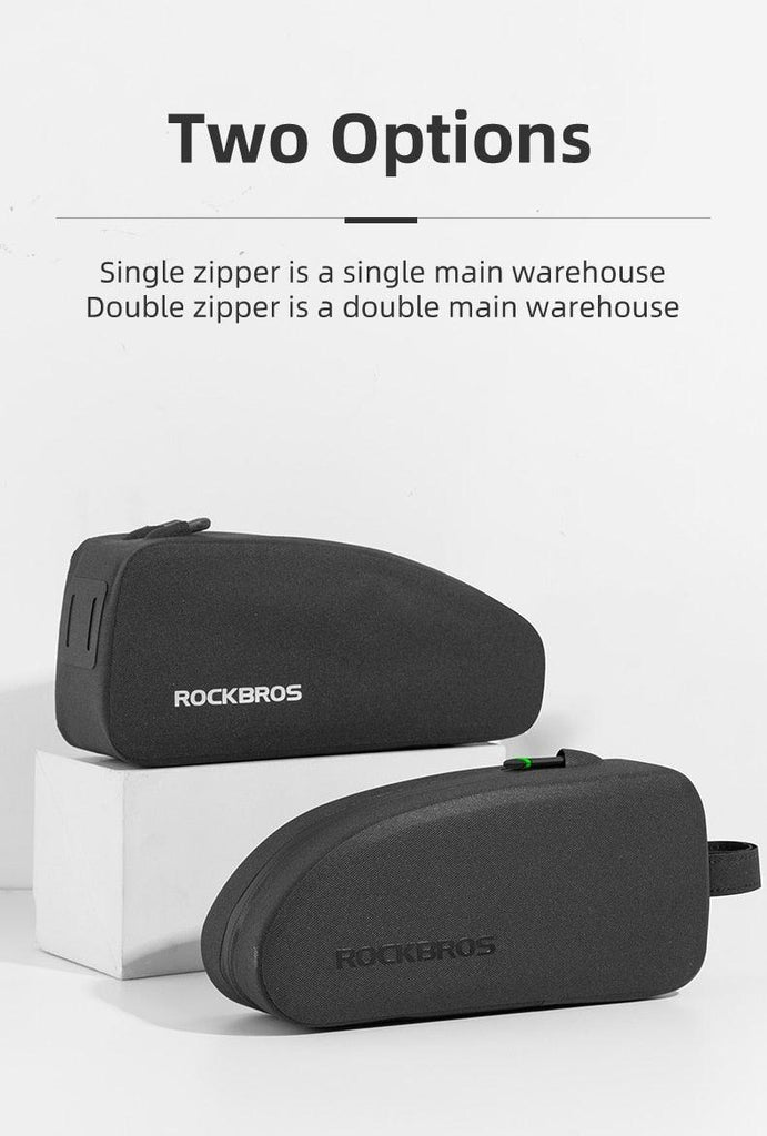 Bicycle Bag Waterproof Cycling Top Front Tube Frame Bag Large Capacity Road Bicycle Black Bike Accessories Top Tube Bike Bag Waterproof Bike Front Frame Bike Bag Bicycle Top Tube Bag Cycling Accessories - UrbanCycling.com