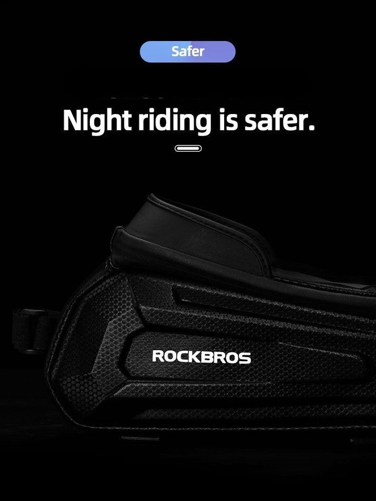 Bicycle Bag Waterproof Touch Screen Cycling Bag Top Front Tube Frame Road Bike Bag 6.5 Phone Case Bike Accessories Bike Phone Top Tube Bag Bicycle Front Frame Storage Bag Cell Phone Mount Holder Bag Case With Touch Screen Waterproof - UrbanCycling.com