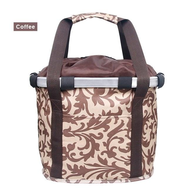 Bicycle Basket Handlebar Cycling Carryings Holder Bike Riding Pouch Cycle Biking Front Baggage Bag Load Bike Basket Detachable Bicycle Basket Folding Small Pet Cat Dog Carrier Front Handlebar Basket For Most Mountain Bikes And Bicycles Easy Install - UrbanCycling.com