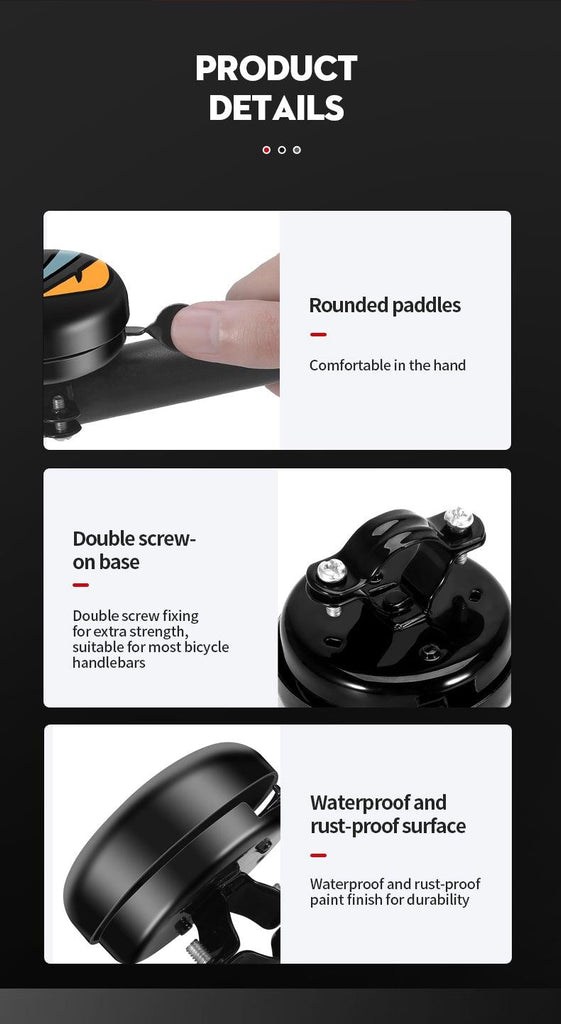 Bicycle Bell Horn For Safety Riding Lovely Aluminum Alloy Handlebar Metal Ring Cycling Accessories Classic Bike Bell Classic Aluminum Bicycle Bell With Loud Crisp Ring For Kids And Adult Bikes - UrbanCycling.com