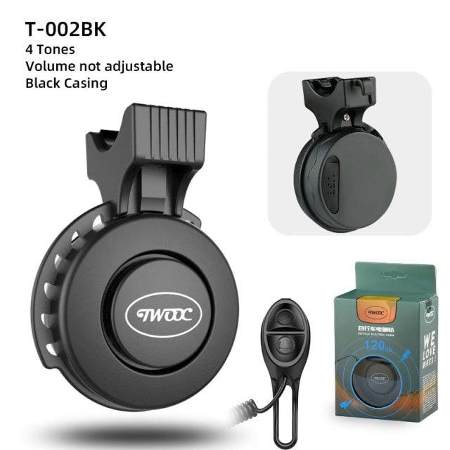 Bicycle Electronic Bell Scooter Siren Trumpet Alarm USB Charge Cycling Audio Warning Alert Safety Riding Mini Bicycle Horn Loud USB Rechargeable Handlebar Cycling Alarm Alert Ring For Mountain Bike - UrbanCycling.com