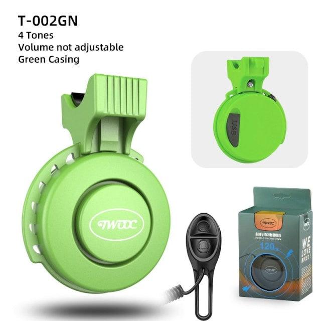 Bicycle Electronic Bell Scooter Siren Trumpet Alarm USB Charge Cycling Audio Warning Alert Safety Riding Mini Bicycle Horn Loud USB Rechargeable Handlebar Cycling Alarm Alert Ring For Mountain Bike - UrbanCycling.com