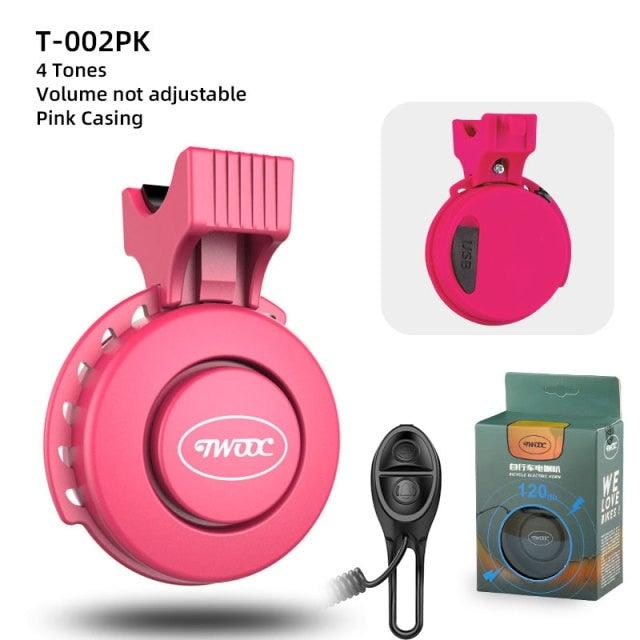 Bicycle Electronic Bell Scooter Siren Trumpet Alarm USB Charge Cycling Audio Warning Alert Safety Riding Mini Bicycle Horn Loud USB Rechargeable Handlebar Cycling Alarm Alert Ring For Mountain Bike - UrbanCycling.com