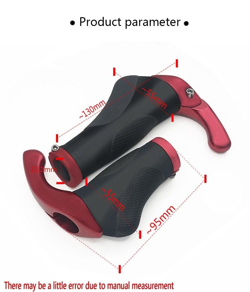 Bicycle Grip Handlebar End Cap Aluminium Alloy Lock Mountain Handle Bar Grip Bike Anti - Skid Rubber Bicycle Skid - Proof Grips New Generation Bike Handlebar Grip Soft Gel Inserts Shock Resistance Ergonomics Comfort Design - UrbanCycling.com