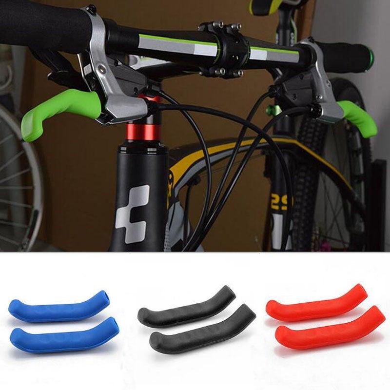 Bicycle Handle Bar Grips Cover Brake Handle Mountain Bike Cycling Silicone Anti - slip Handlebar Soft Grip Brake Silicone Covers Sleeves Waterproof Mountain Road Bike Brake Handle Protector - UrbanCycling.com