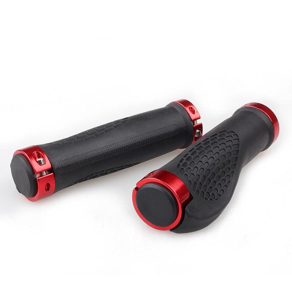 Bicycle Handlebar Cover Bike Grips Bicycle Mountain Grips Aluminum Anti - Slip Handle Bike Double Aluminum Clamp Lock On Grips For Mountain Bike Handle Bar Ends Bike Grips Comfort Ergo Handlebar Grip Designed For Cycling - UrbanCycling.com
