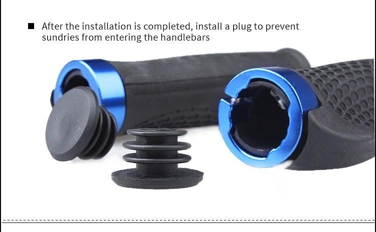 Bicycle Handlebar Cover Bike Grips Bicycle Mountain Grips Aluminum Anti - Slip Handle Bike Double Aluminum Clamp Lock On Grips For Mountain Bike Handle Bar Ends Bike Grips Comfort Ergo Handlebar Grip Designed For Cycling - UrbanCycling.com