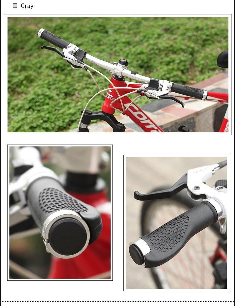 Bicycle Handlebar Cover Bike Grips Bicycle Mountain Grips Aluminum Anti - Slip Handle Bike Double Aluminum Clamp Lock On Grips For Mountain Bike Handle Bar Ends Bike Grips Comfort Ergo Handlebar Grip Designed For Cycling - UrbanCycling.com