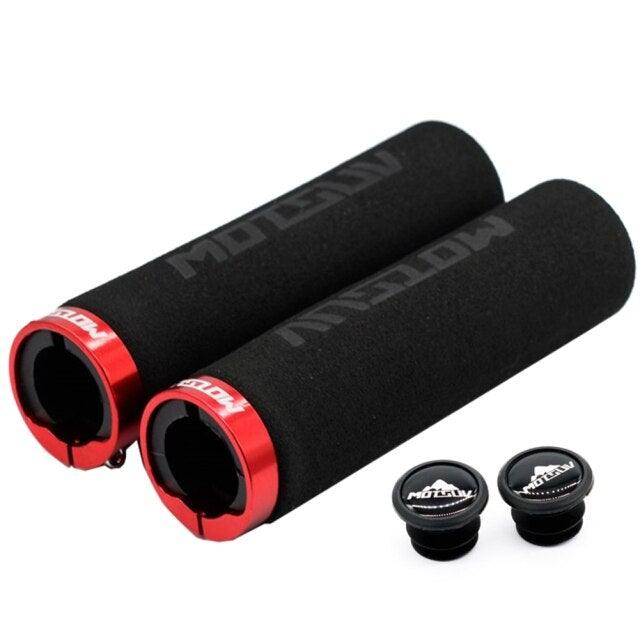 Bicycle Handlebar Cover Silicone Non Slip Bike Handle End Grips Bicycle Parts Soft Sponge Non - Slip Bicycle Handle With End Holding Shock Resistance Absorbent Comfortable Bike Accessories - UrbanCycling.com