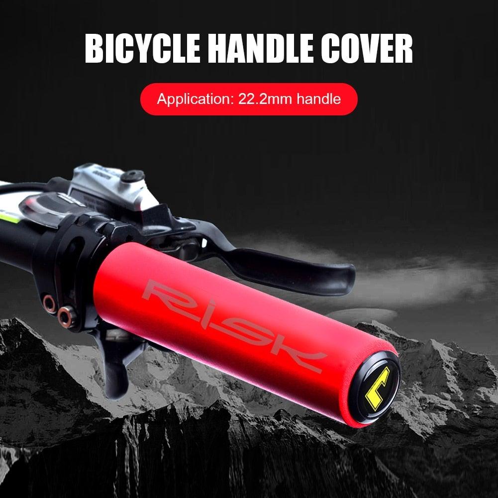 Bicycle Handlebar Cover Silicone Non Slip Bike Handle End Grips Bicycle Parts Soft Sponge Non - Slip Bicycle Handle With End Holding Shock Resistance Absorbent Comfortable Bike Accessories - UrbanCycling.com