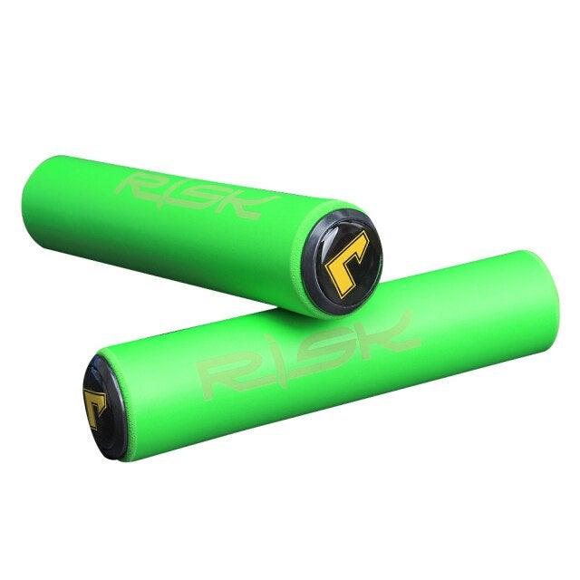 Bicycle Handlebar Cover Silicone Non Slip Bike Handle End Grips Bicycle Parts Soft Sponge Non - Slip Bicycle Handle With End Holding Shock Resistance Absorbent Comfortable Bike Accessories - UrbanCycling.com