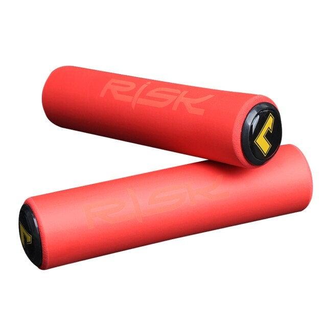Bicycle Handlebar Cover Silicone Non Slip Bike Handle End Grips Bicycle Parts Soft Sponge Non - Slip Bicycle Handle With End Holding Shock Resistance Absorbent Comfortable Bike Accessories - UrbanCycling.com