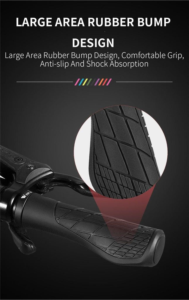 Bicycle Handlebar Grips Cycling Bicycle Accessories Non - Slip Bicycle Handlebar Grips Bike Handle Ergonomic Shockproof Bicycle Handle Grip With Adjustable Aluminum Lock For Mountain Bike - UrbanCycling.com