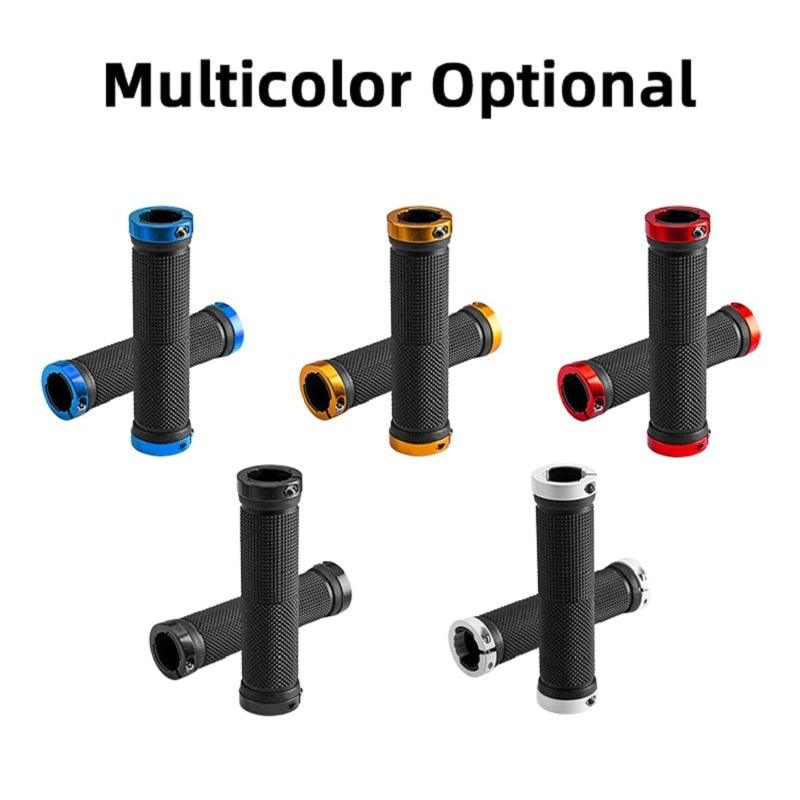 Bicycle Handlebar Grips Cycling Bicycle Accessories Non - Slip Bicycle Handlebar Grips Bike Handle Ergonomic Shockproof Bicycle Handle Grip With Adjustable Aluminum Lock For Mountain Bike - UrbanCycling.com