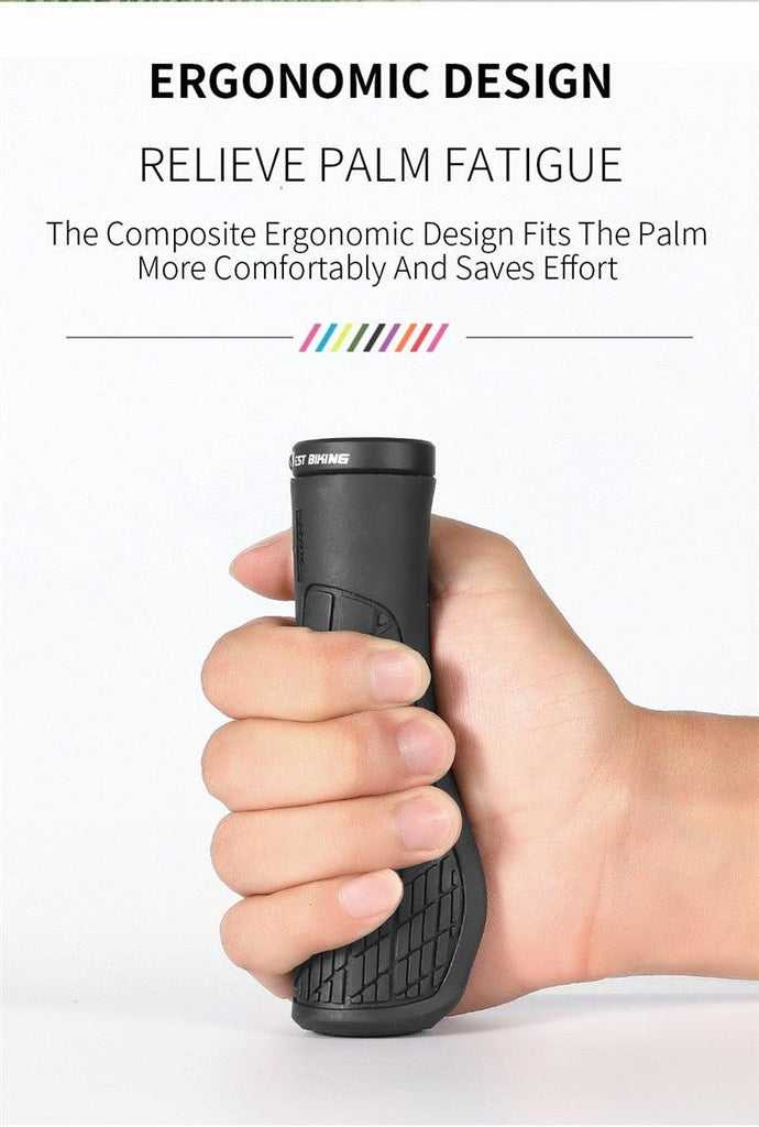 Bicycle Handlebar Grips Cycling Bicycle Accessories Non - Slip Bicycle Handlebar Grips Bike Handle Ergonomic Shockproof Bicycle Handle Grip With Adjustable Aluminum Lock For Mountain Bike - UrbanCycling.com