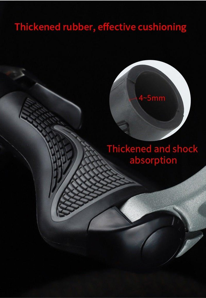 Bicycle Handlebar Grips Cycling Bicycle Accessories Non - Slip Bicycle Handlebar Grips Bike Handle Ergonomic Shockproof Bicycle Handle Grip With Adjustable Aluminum Lock For Mountain Bike - UrbanCycling.com