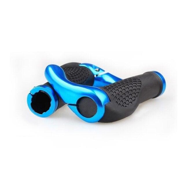 Bicycle Handlebar Rubber Grip End Cap Aluminium Alloy Lock Mountain Bike Handle Bar Grip Anti - Slip Bicycle Skid - Proof Grips Handlebar Cover Widen Holding Surface Unti - Skid Bike Grips Shockproof Handlebar Cover Ergonomic Design - UrbanCycling.com