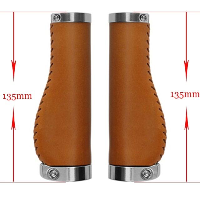 Bicycle Locking Grip Wear - Resistant Leather Non - Slip Grip Cover Mountain Bike Handlebar Lock - on Bike Handlebar Grips Locking Non - Slip - PU Bicycle Handle Grip Widen Holding Surface For Cycling Mountain And Bicycles Accessories - UrbanCycling.com