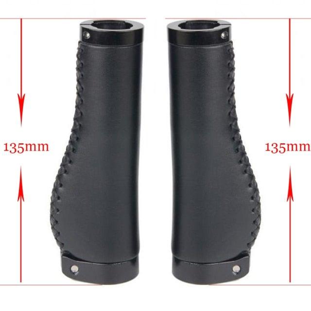 Bicycle Locking Grip Wear - Resistant Leather Non - Slip Grip Cover Mountain Bike Handlebar Lock - on Bike Handlebar Grips Locking Non - Slip - PU Bicycle Handle Grip Widen Holding Surface For Cycling Mountain And Bicycles Accessories - UrbanCycling.com
