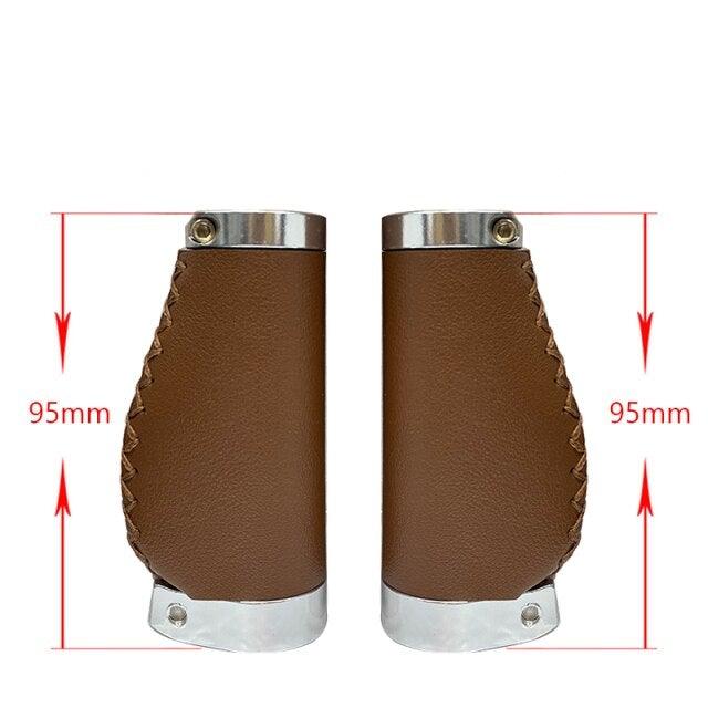 Bicycle Locking Grip Wear - Resistant Leather Non - Slip Grip Cover Mountain Bike Handlebar Lock - on Bike Handlebar Grips Locking Non - Slip - PU Bicycle Handle Grip Widen Holding Surface For Cycling Mountain And Bicycles Accessories - UrbanCycling.com