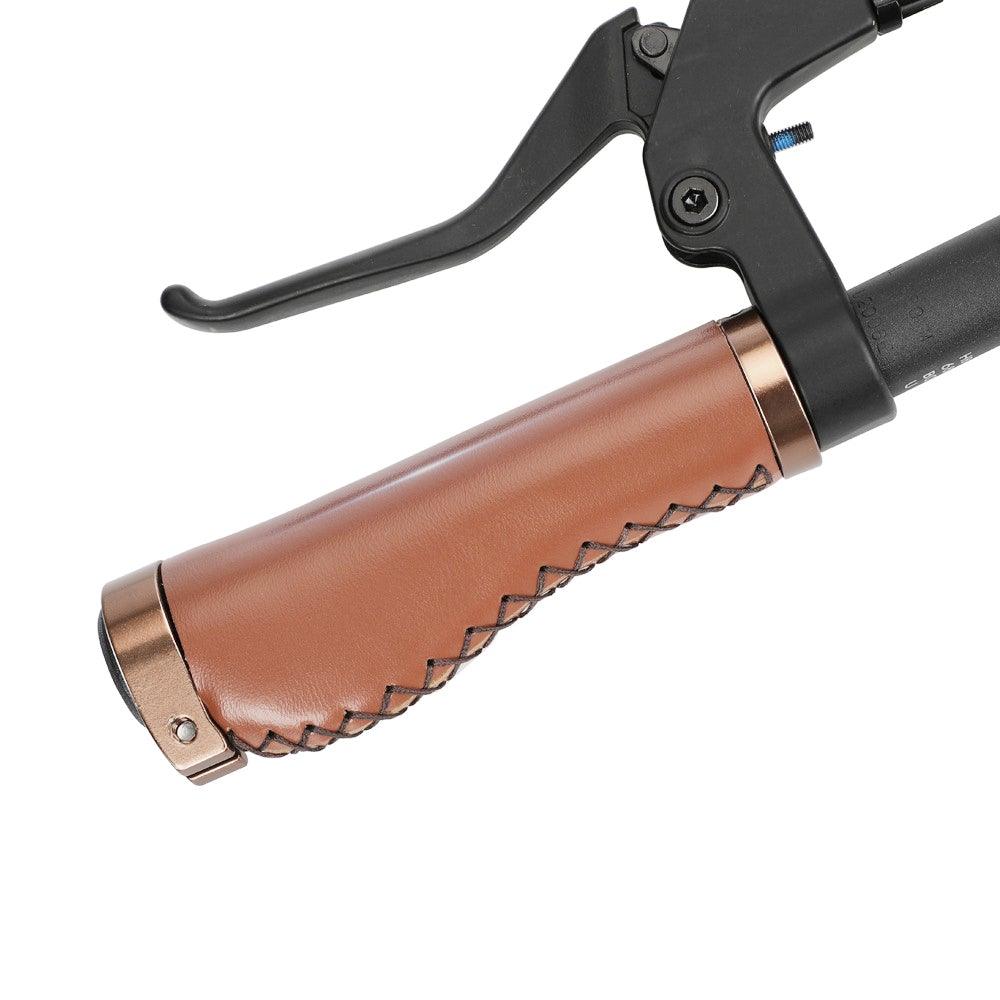 Bicycle Locking Grip Wear - Resistant Leather Non - Slip Grip Cover Mountain Bike Handlebar Lock - on Bike Handlebar Grips Locking Non - Slip - PU Bicycle Handle Grip Widen Holding Surface For Cycling Mountain And Bicycles Accessories - UrbanCycling.com