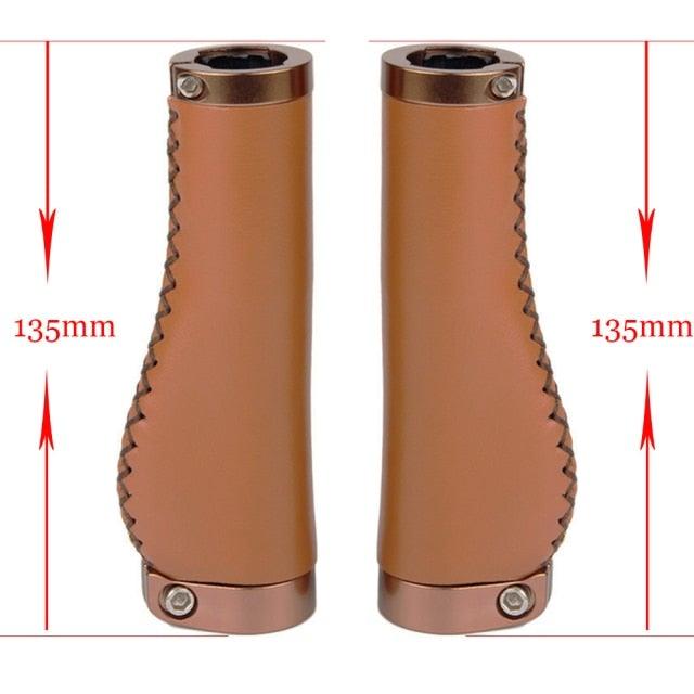 Bicycle Locking Grip Wear - Resistant Leather Non - Slip Grip Cover Mountain Bike Handlebar Lock - on Bike Handlebar Grips Locking Non - Slip - PU Bicycle Handle Grip Widen Holding Surface For Cycling Mountain And Bicycles Accessories - UrbanCycling.com