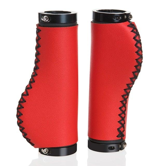 Bicycle Locking Grip Wear - Resistant Leather Non - Slip Grip Cover Mountain Bike Handlebar Lock - on Bike Handlebar Grips Locking Non - Slip - PU Bicycle Handle Grip Widen Holding Surface For Cycling Mountain And Bicycles Accessories - UrbanCycling.com
